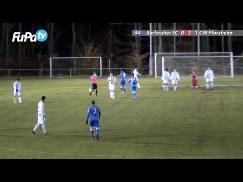 TOR 0-2, 44. Minute, Karlsruher SC - 1.CfR Pforzheim am 22.2.2017