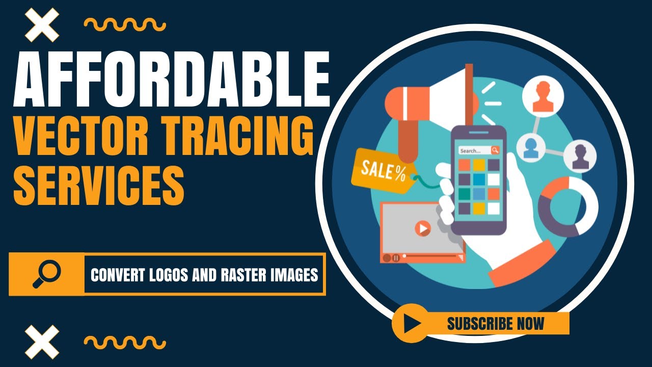 Affordable Vector Tracing Service - Convert Logos and Raster Images