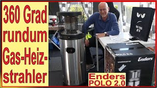 ENDERS POLO 2.0 GAS OUTDOOR HEATER 3-6kW