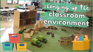 Changing the Preschool Classroom Environment