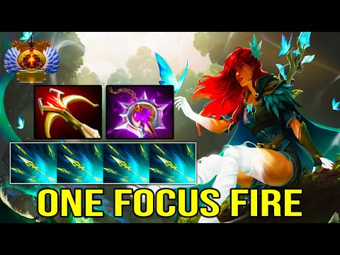 ONE FOCUS FIRE [ WindRanger ] BRUTAL DAMAGE - FULL FIGHT - DOTA 2 GAMEPLAY