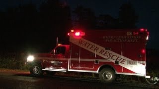 preview picture of video 'Puyallup River Drowning Victim Search Near Alderton Units Arriving Sumner WA'