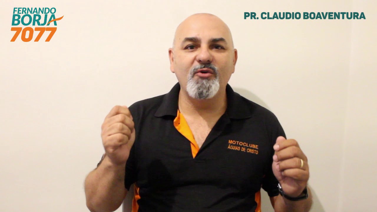 Apoio do Pr. Claudio Boaventura ao candidato a Deputado Federal Fernando Borja