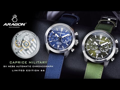 ARAGON® Caprice Military Edition NE86 Automatic Chronograph LE66