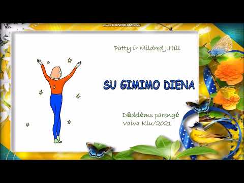 HAPPY BIRTHDAY / DŪDELĖMS