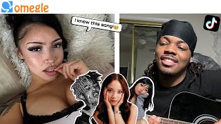 Singing ONLY TIKTOK SONGS to GIRLS on Omegle! "YOUR VOICE!"😍