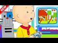Caillou Plays Video Games Funny Animated Caillou Cartoons For Kids Caillou