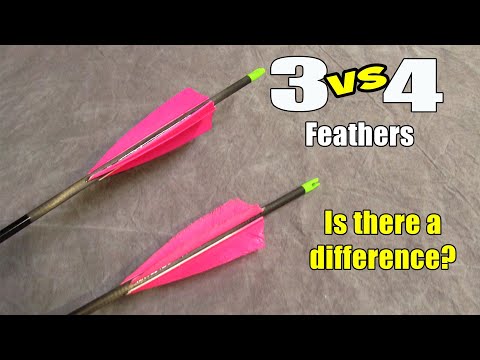 Traditional Archery -  3 versus 4 Feathers is there a difference