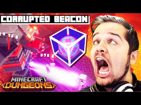 CORRUPTED BEACON OP! Minecraft Dungeons Multiplayer #2