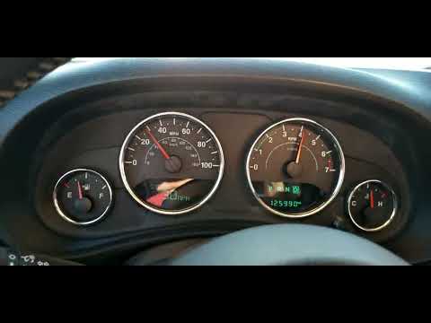 2015 #jeep  #wrangler Unlimited 3.6L #pentastar V6 0-60 Run | 125,000 Miles | Bone Stock