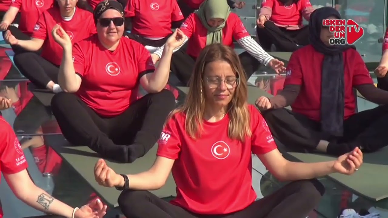İskenderun’da Dünya Yoga Günü Etkinliğine ilgi…