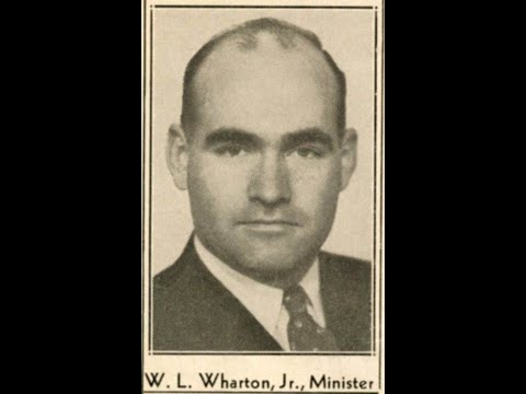 W.L. Wharton "Why Men Are Sinners" gospel sermon 3-27-89