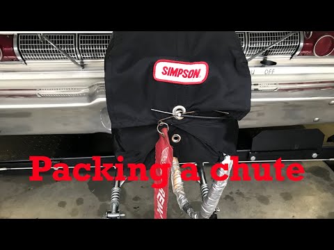 How to pack a parachute for your drag car