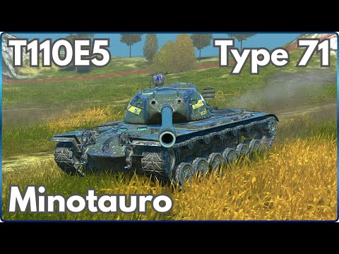 Calculated Aggression Done Right | T110E5 • Type 71 • Minotauro Full WotBlitz Gameplays