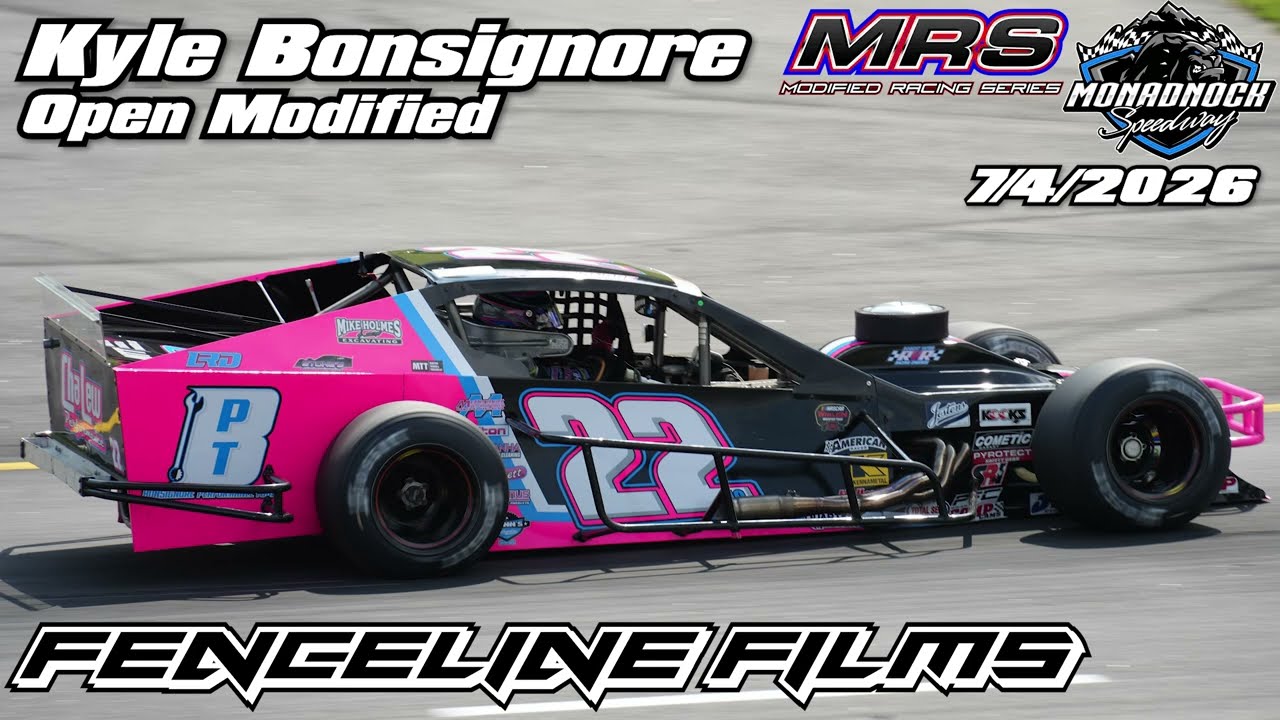 Kyle Bonsignore at the 2026 Mondadnock Speedway Open Modified