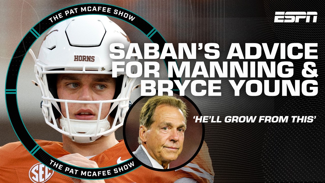 Nick Saban on Arch Manning + Bryce Young benched 😮 'DEVELOPMENT IS IMPORTANT' | The Pat McAfee Show