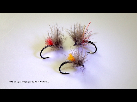 Tying a Small CDC Emerger Midge by Davie McPhail