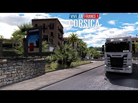 ETS2 1.36 - CORSICA - L'Île-Rousse to Porto Vecchio