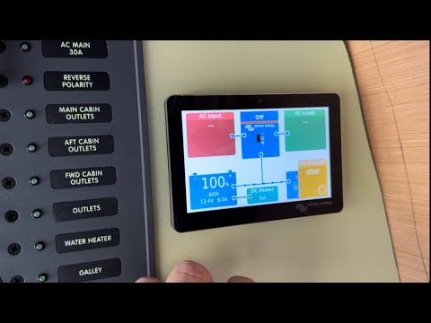 Victron Energy Cerbo Gx and Touch 50 overview