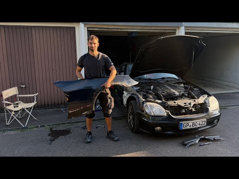 SLK r170 Kotflügel austauschen || Einbauanleitung
