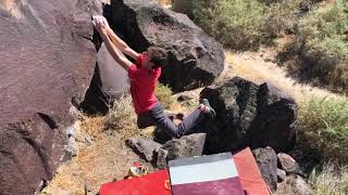 Video thumbnail of Face Off, V5. Swan Falls