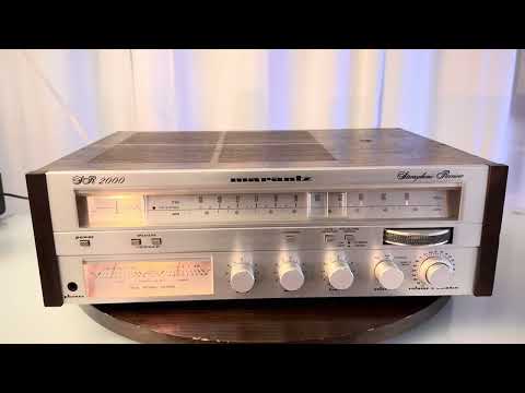 πΆβ¨ Marantz SR 2000 Vintage Stereo Receiver w/ Wood Case β Serviced/Cleaned, Fully Working, All Lamps Working image 17