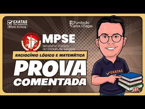 Concurso MPSE 2026: Resolução da Prova (Raciocínio Lógico e Matemática) ⚖️📝
