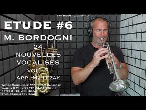 BORDOGNI Etude #6 from 24 Nouvelles Vocalises vol. 3 Arr. M. Tezak
