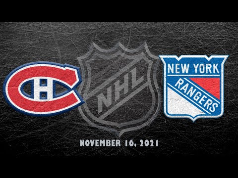 NHL Canadiens vs Rangers | Nov.16, 2021