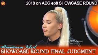 Gabby Barrett sings Carrie Underwood&#39;s Church Bells Showcase Round Final Judgment American Idol 2018