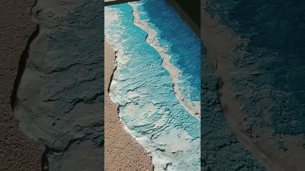 Bu tabloyu siz de yapabilirsiniz 🌊 #denizmanzarası #tuval #sanat #sanatçı #deniz #tablo #diy #art