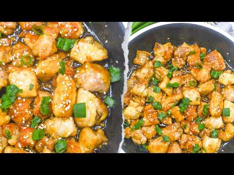 Low Carb Dinner - Chicken with Sesame Seeds