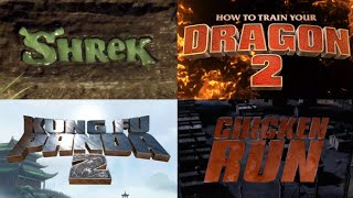 All Dreamworks Title Cards (1998-2022)