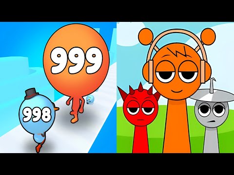 Big Head Run VS Spranky Run - Satisfying ASMR Gameplay ALL Levels