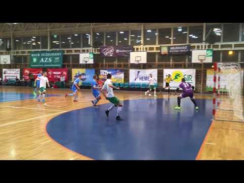 www.wZielonej.pl - I liga futsalu: Persa MOSiR AZS UZ - Team Unisław 15:1 (17-11-2017)