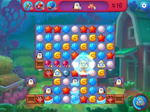 Fishdom Hard level 3725 no boosters フィッシュダム [Friend's]