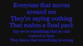 Saosin - Sleepers Lyrics On Screen