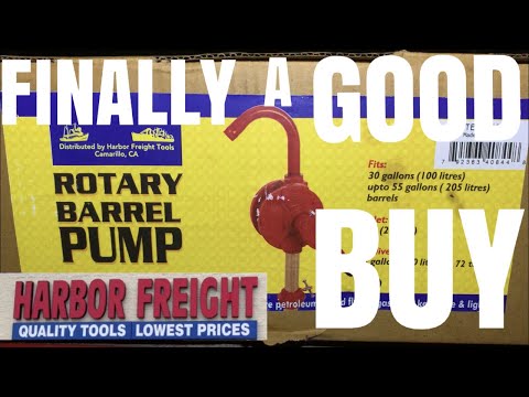 Harbor Freight: Rotary Transfer Pump REVIEW / No more siphoning
