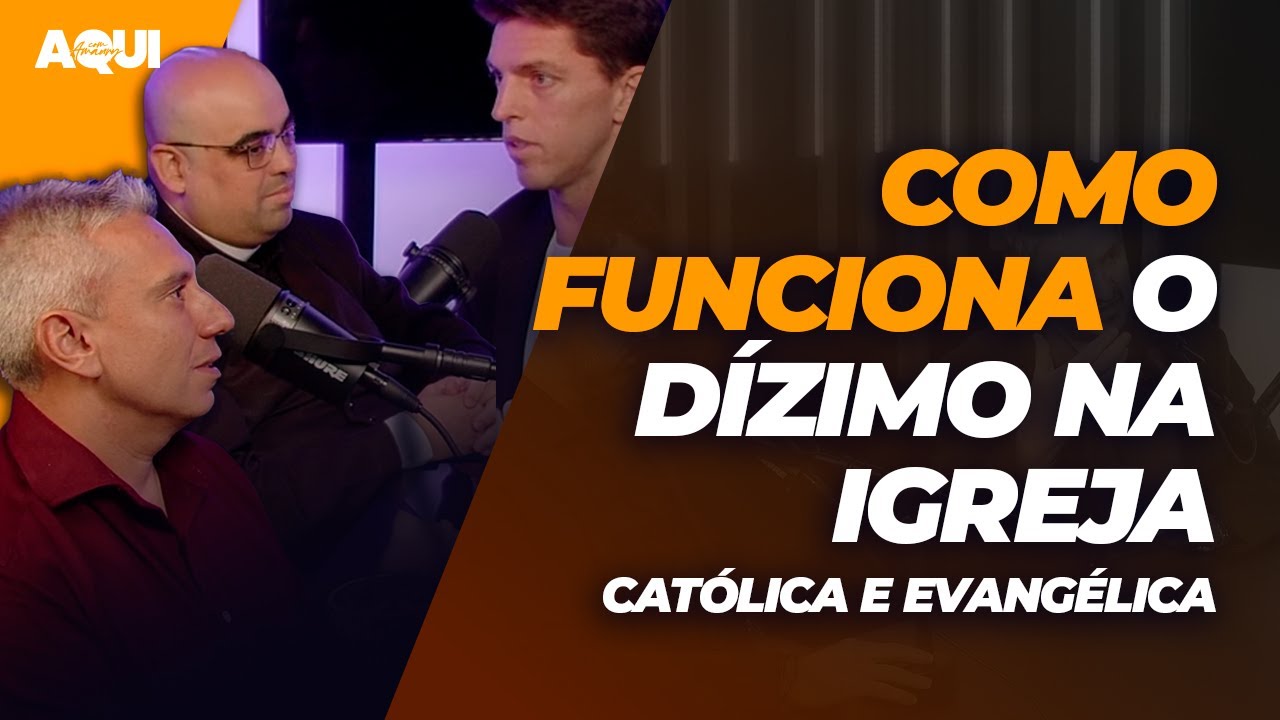 As opiniões do Padre José Eduardo e do Pastor Rodrigo Salvitti, sobre o dízimo