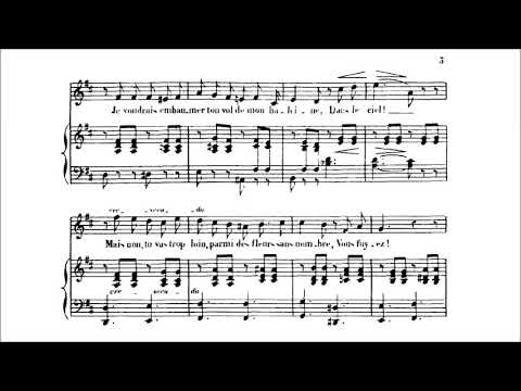 Gabriel Fauré - Le Papillon et la Fleur, Op. 1/1 (1868) [Score]