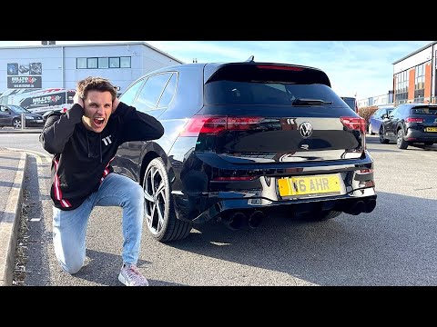 LOUD NEW EXHAUST FOR MY 2021 VW GOLF R!