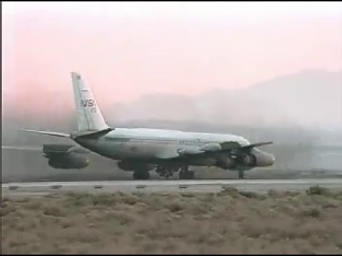 Space Shuttle Tire Tests on a CV-990
