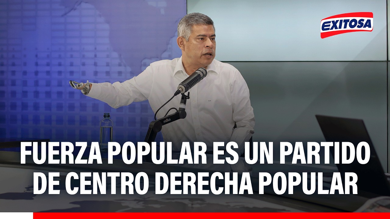 🔴🔵 Fuerza Popular es un partido de centro derecha popular, afirma Luis Galarreta