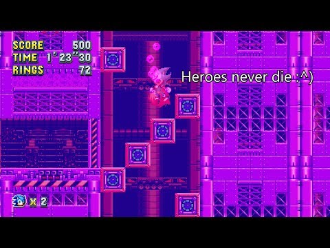 Sonic Mania glitch // Heroes never die :^)