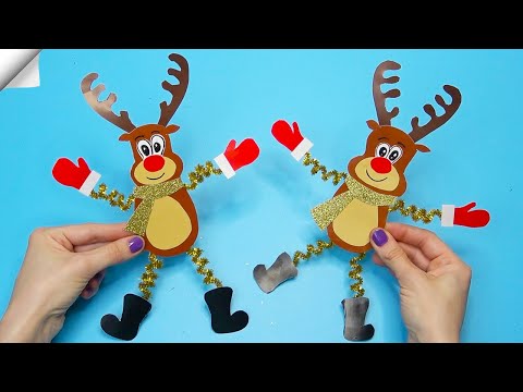 DIY paper crafts Paper toys Christmas crafts deer