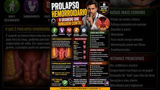 Prolapso Hemorroidário  O Segredo Que Ninguém Conta:#SaudeIntestinal#IntestinoSaudavel#Microbiota