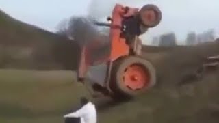 Самые невероятные приколы с тракторами