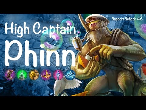Vainglory - Support School EP 46:‬‬‬ High Captain Phinn Gameplay (Update 1.21)‬‬
