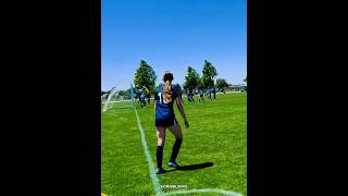 She Hit the Perfect Curl ⚽️🔥