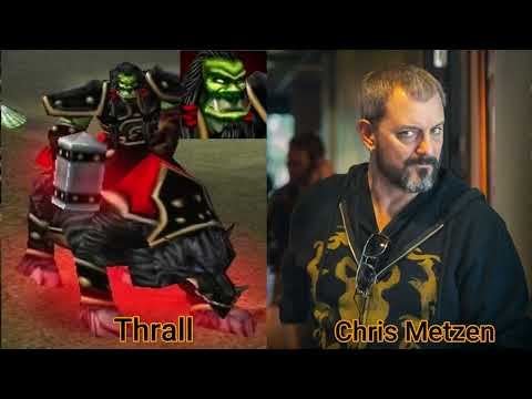 Character and Voice Actor -  Warcraft 3 Frozen Throne - Thrall - Chris Metzen